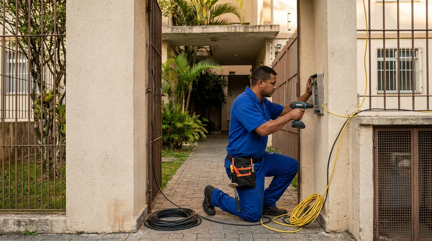 Instalacao de interfone profissional em Ribeirão Preto‑SP