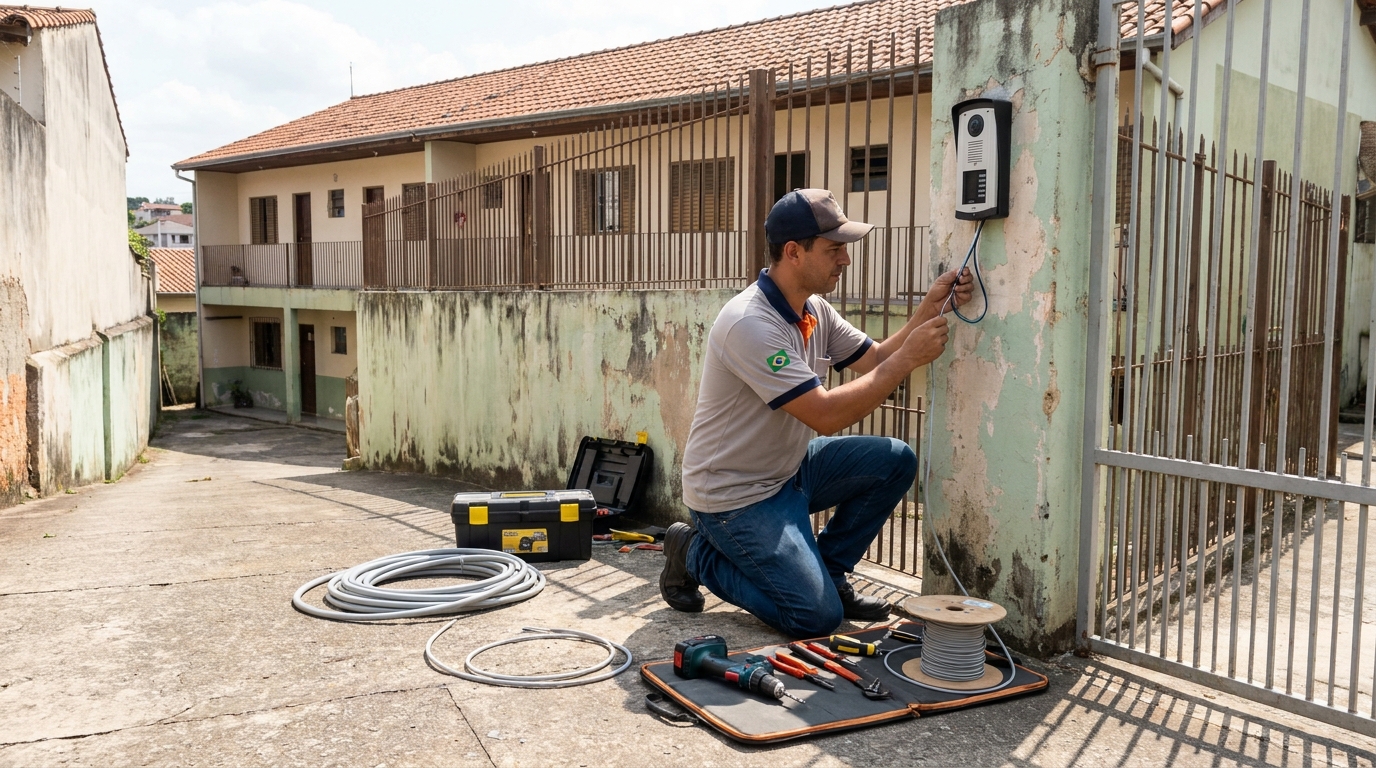 Instalacao de interfone residencial em Ribeirão Preto‑SP