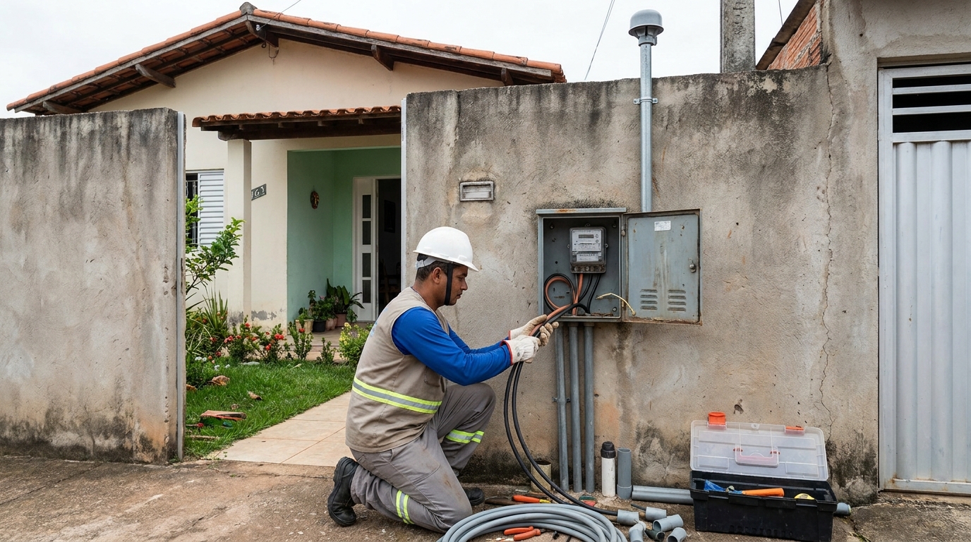 Instalacao de padrao de energia em Ribeirão Preto‑SP