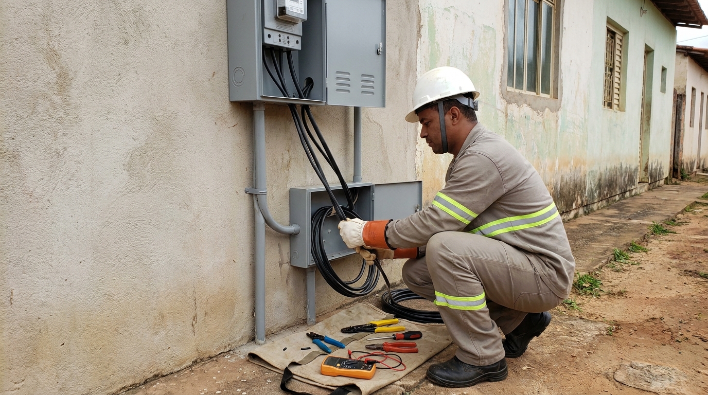 Troca de padrao de energia em Ribeirão Preto‑SP
